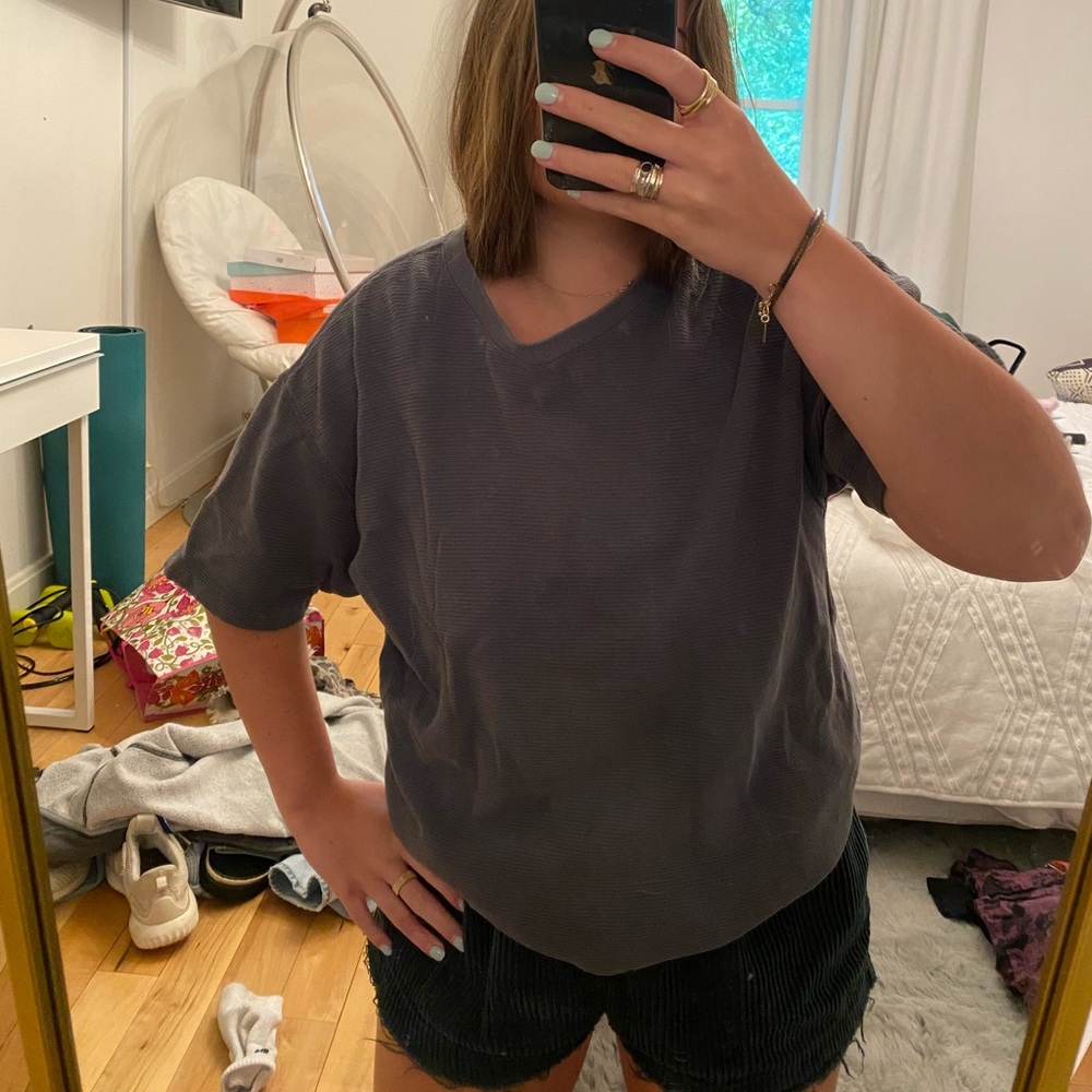 Urban outfitters simple grey tee